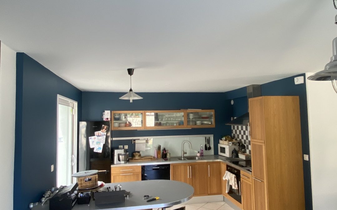 Chantier Genas, Rénovation peinture de cette maison.